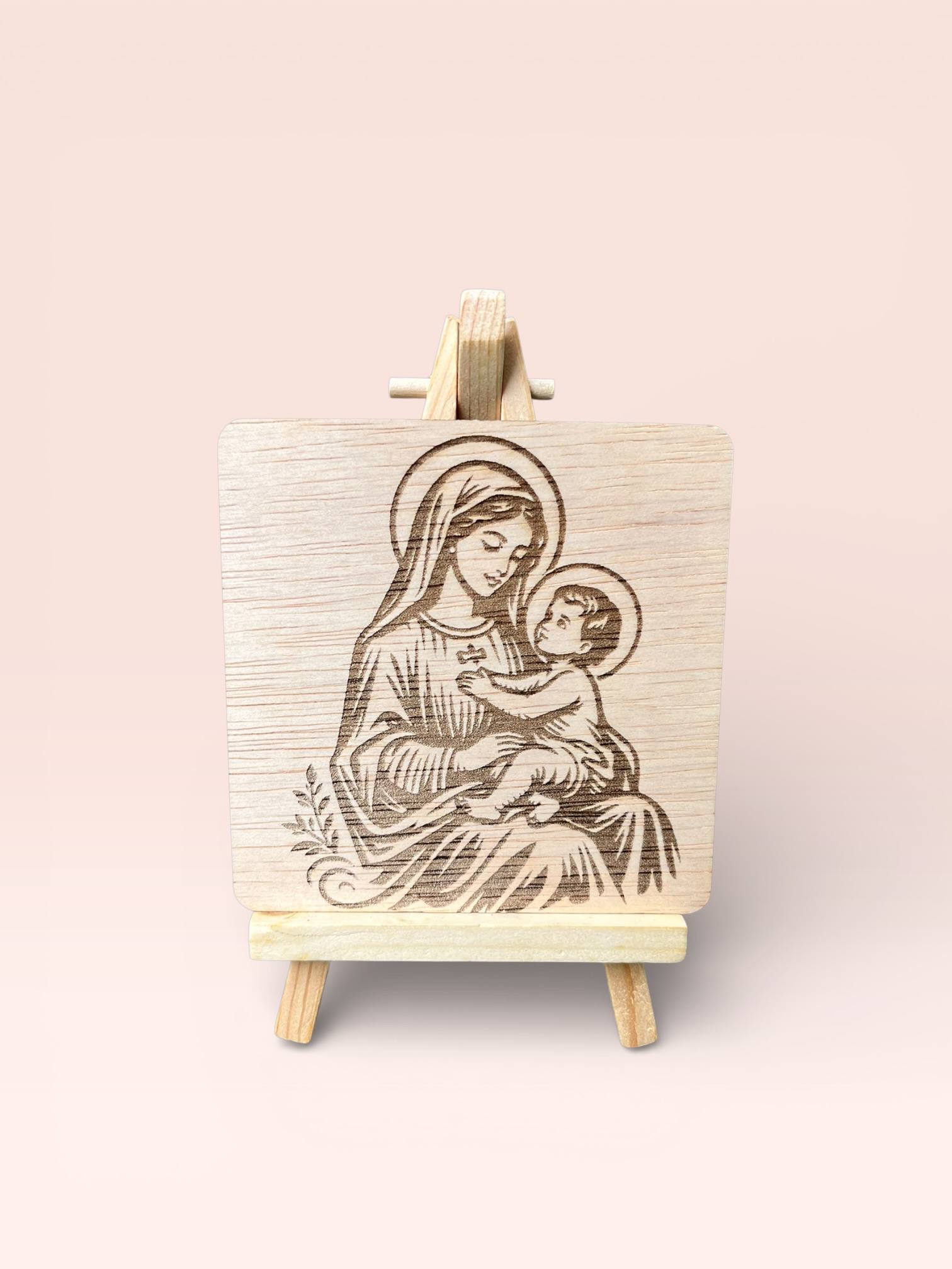 Mother Mary with Baby Jesus Frame