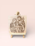Holy Family Wooden Frame