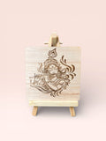 Krishna Flute Wooden Frame