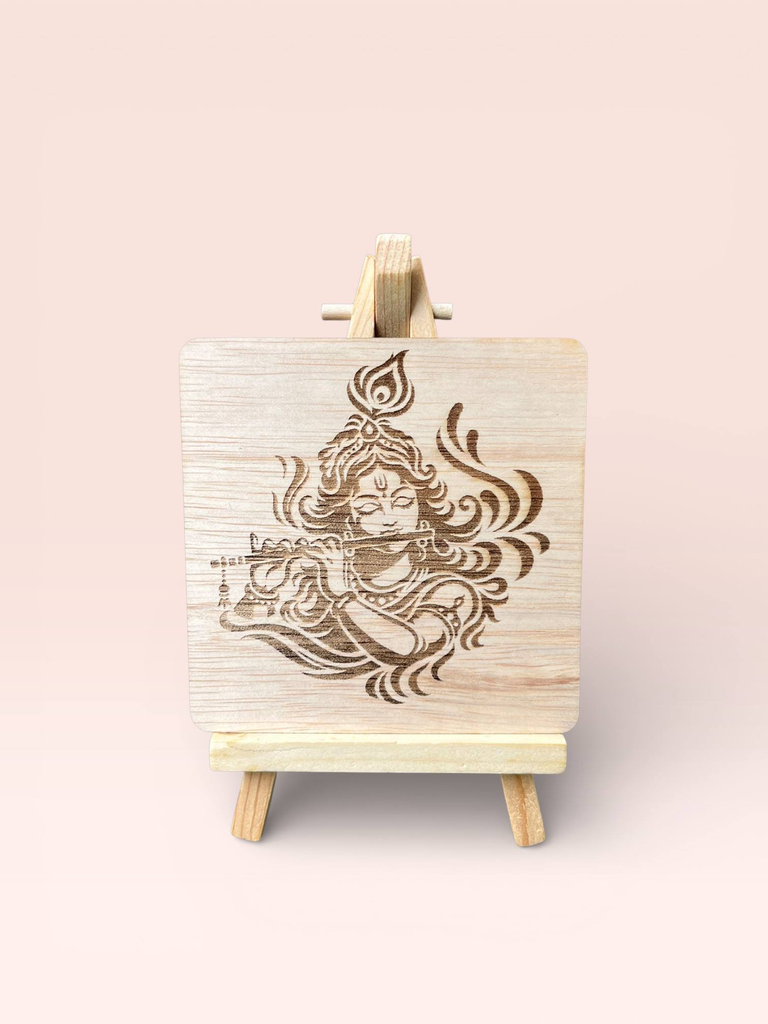 Krishna Flute Wooden Frame