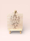 Dancing Ganesha Wooden Frame