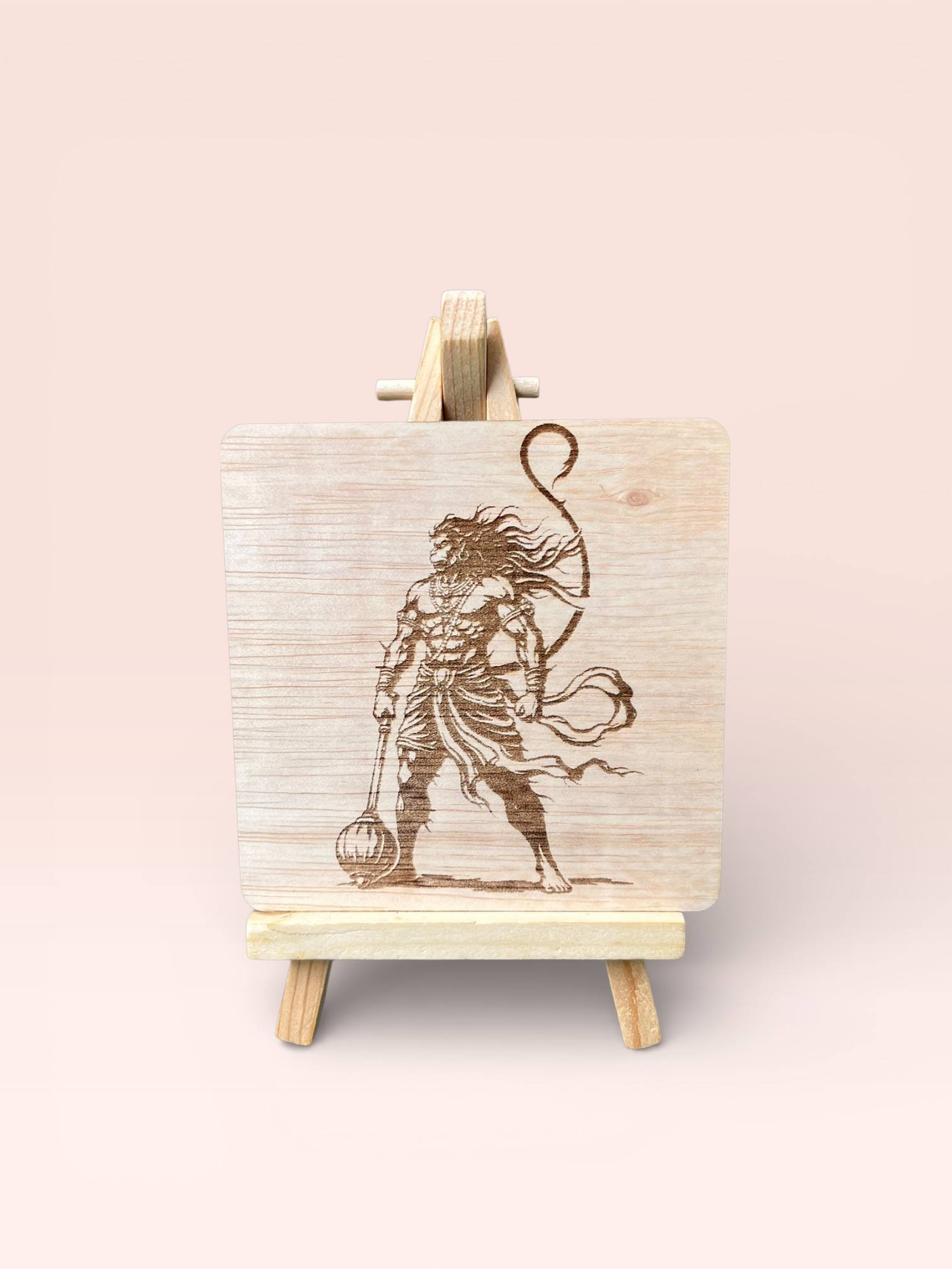 Hanuman Warrior Wooden Frame