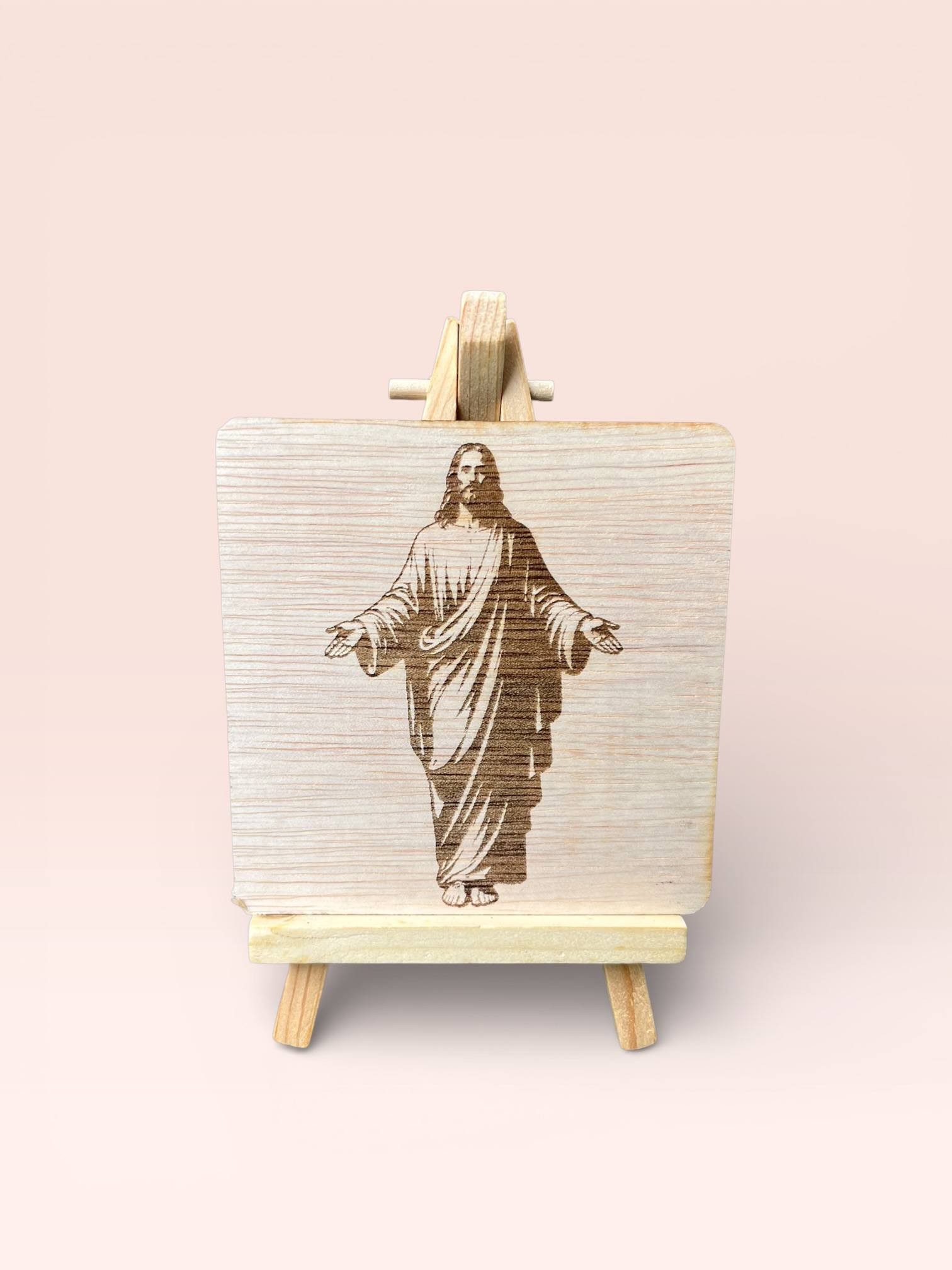Jesus Blessing Wooden Frame